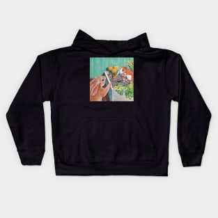 Marigold Planting Time Kids Hoodie